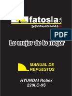 Manual de Partes Hyundai Robex 220LC-9S