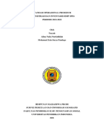 Standar Operasional Prosedur Sekretaris 2021-2022