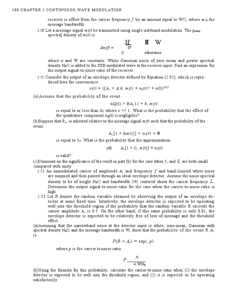 Communication Systems - Fourth Edition1 | PDF | Sampling (Signal ...