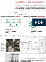 Diffraction de Rayons X (DRX) Ou XRD: X-Ray Diffraction: Les Divers Type de L'état Du Solide