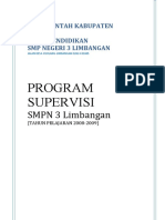 Contoh Program Supervisi