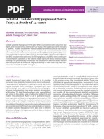 Download Isolated Unilateral Hypoglossal Nerve Palsy A Study of 12 cases by iMedPub SN55205364 doc pdf