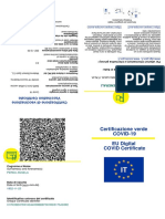 Certificazione Verde COVID-19 EU Digital COVID Certificate: Perna Angela