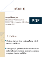 Culture (Unit 1) : Anup Maharjan