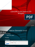 Libreoffice and Native GTK Widgets
