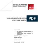 Informe - Extracto Etanolico de Capsaicina