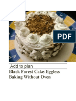 Add To Plan: Black Forest Cake-Eggless Baking Without Oven