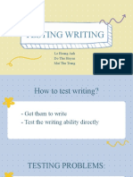 G1 - Chapter 9 - Testing Writing