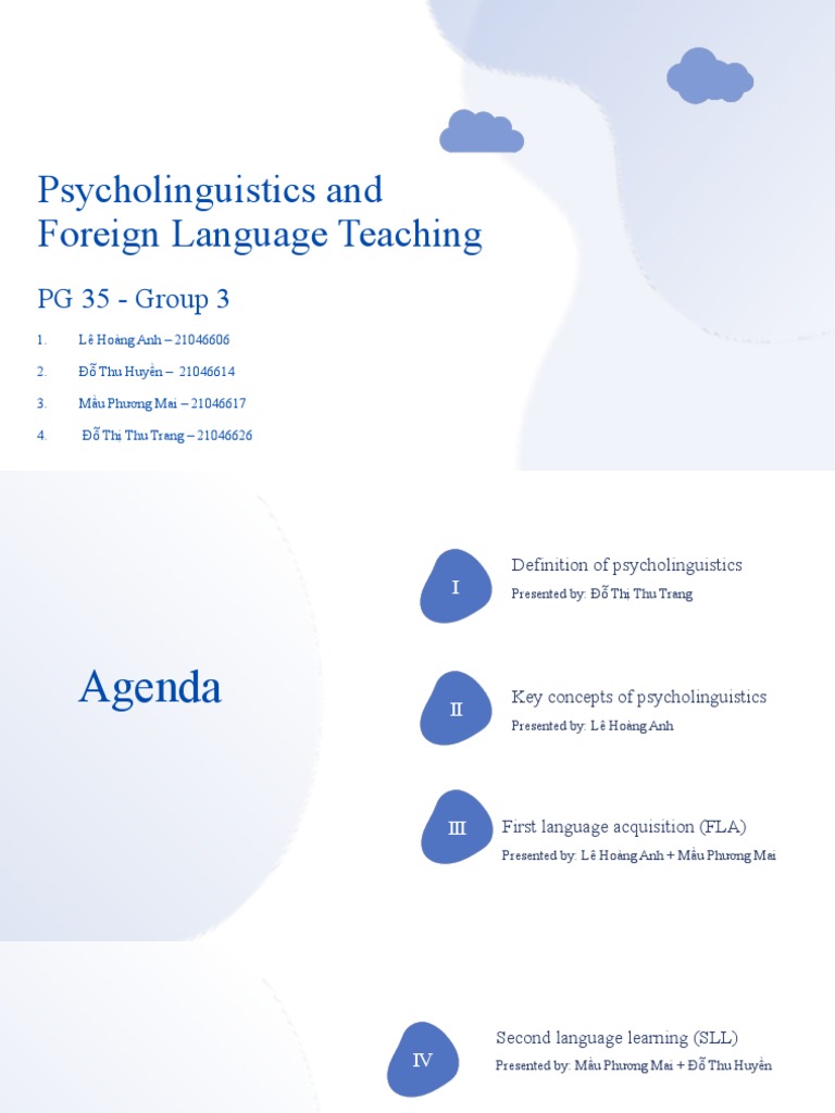 Psycholinguistics in Language Teaching | PDF | Second Language ...