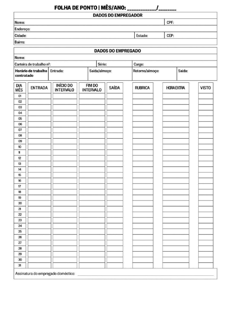 Folha de Ponto Janeiro PDF