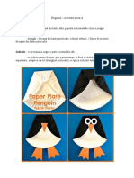 Pinguinul - Decupare, Lipire