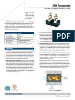 DMS Accessories: 50mV and 100mV Base-Mounted DC Shunts