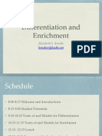 Differentiation and Enrichment: Elisabeth S. Brooke