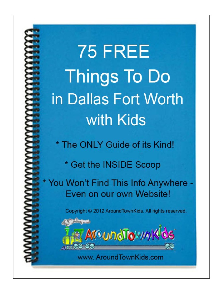 75 Free Things To Do DFW PDF DallasFort Worth Metroplex