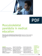 Musculoskeletal Pareidolia in Medical Education: Diversity of Learning & Teaching
