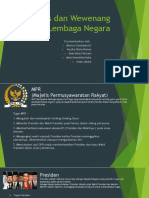 Tugas Dan Wewenang Lembaga Negara