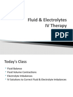 Fluid, Electrolytes IV Therapy - Student