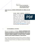 DEMANDA AUTORIZACION JUDICIAL PARA DISPONER BIENES DE MENOR DE EDAD