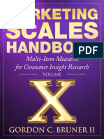 Gordon C. Bruner II - Marketing Scales Handbook, Volume 10_ Multi-Item Measures for Consumer Insight Research-GCBII Productions (2019)
