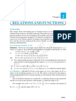 Relations and Functions Chapter