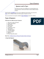 Types of spanners