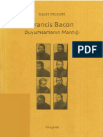 Gilles Deleuze - Francis Bacon Duyumsamanın Mantığı #Norgunk #A