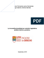 Inconstitucionalidad por omisión legislativa: análisis teórico y práctico en Guatemala