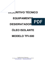 Descritivo Tecnico TFI- 500