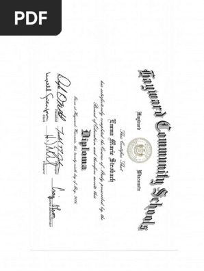 high school diploma
