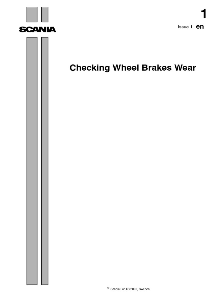 Checking Wheel Brake Wear | PDF | Brake | Equipment
