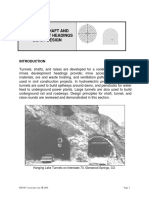 Tunnels Shaft and Development Headings b