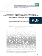 Unsupervised Retinal Blood Vessel Segmentation Using pdAPSO and Difference Image Methods