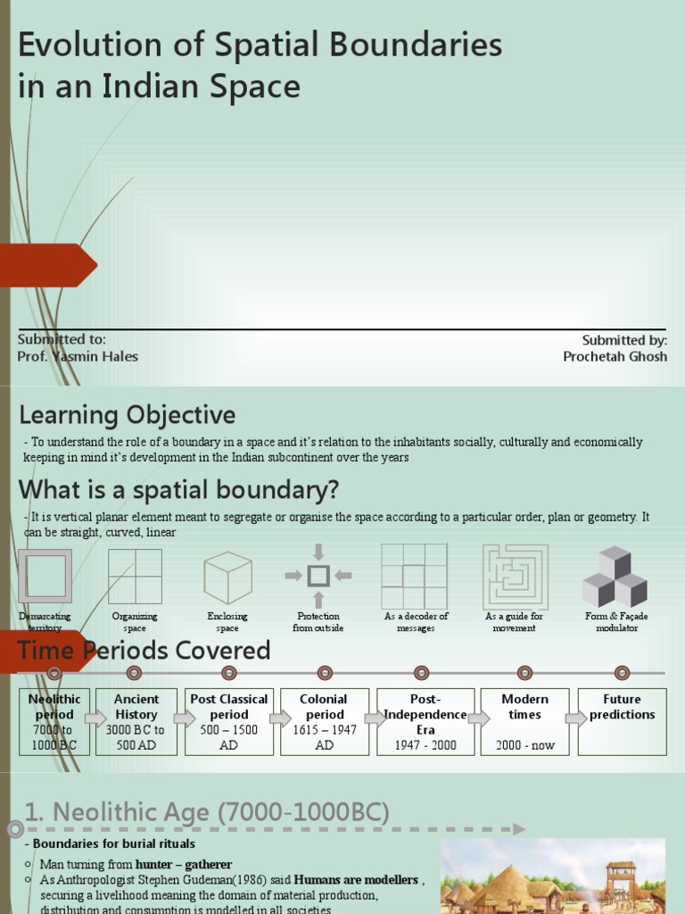 Evolution of Indian Spatial Boundaries | PDF | Neolithic