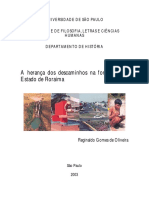 A Heran_ Dos Descaminhos Da Forma_o Do Estado de Roraima