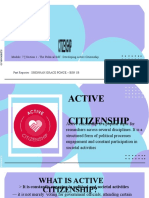 Module 7 Section 1 - The Political Self: Developing Active Citizenship