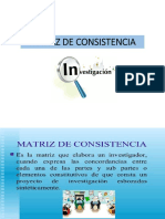 Matriz de Consistencia