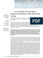 Carbon Nanowalls The Next Step For Physical Manifestation of The Black Body Coating
