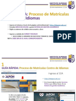 Manual Inscripción Al Centro de Idiomas