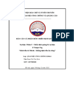 Báo cáo cá nhân chiến dịch quảng bá - Phạm Thị Thu Hoài