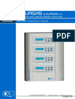 User and Installation Manual: Toxic, Explosive and Oxygen Gas Detection Control Panel