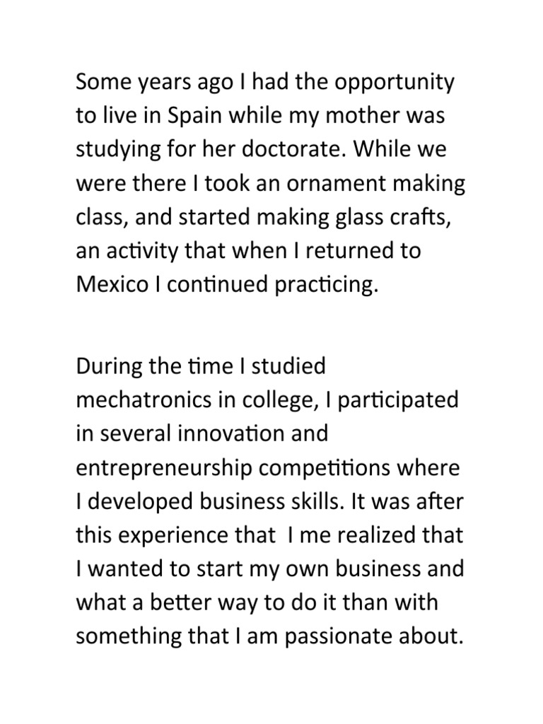 Some Years Ago I Had The Opportunity To Live in Spain While My Mother ...