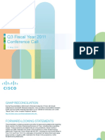 Cisco Q3FY11 Earnings Slides