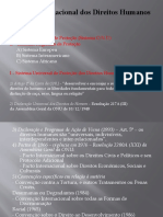 Três vertentes de proteção da pessoa human - DIDH, DIH e DR