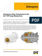 Salesgram: Introducing A New Transmission For The Cat 797F Large Mining Truck