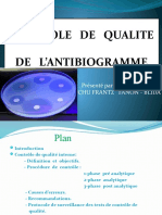 CONTROLE DE QUALITE Exposé