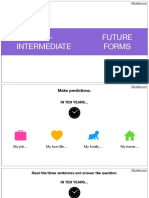 Pre-Intermediate Future Forms