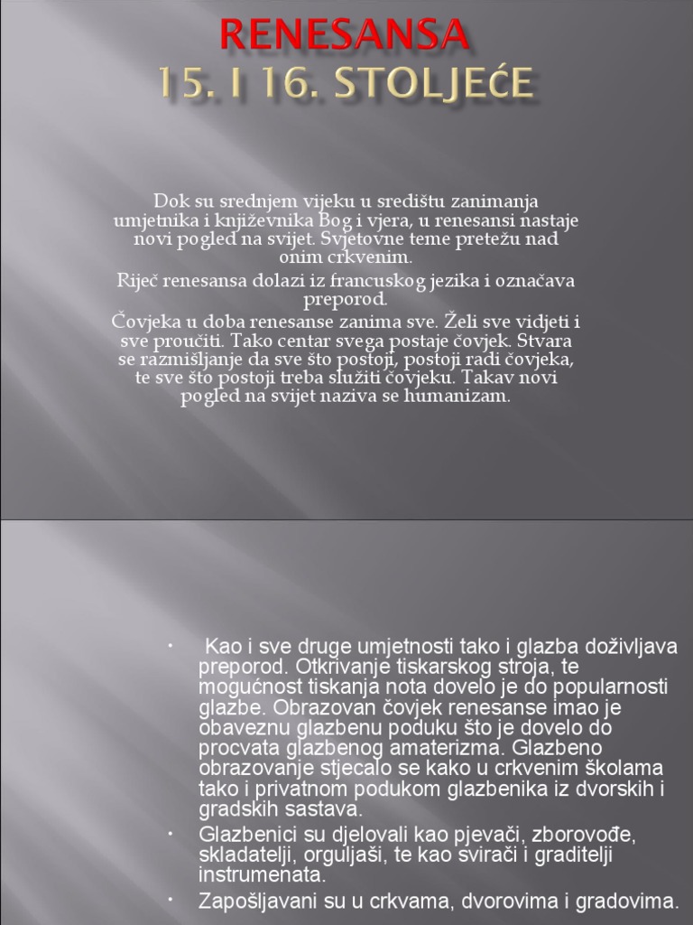 Renesansa | PDF