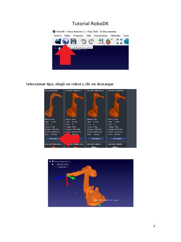 Tutorial Robodk Pdf Robot Robótica