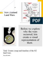 NZ Land Wars Map and Timeline