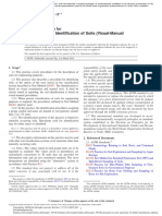 Description and Identification of Soils (Visual-Manual Procedures)
